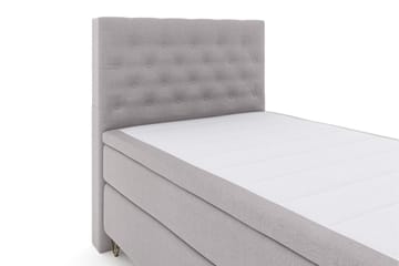 Select No 6 Komplett Sängpaket 120x200 Medium Latex/Memory - Ljusgrå/Metall V-form - Möbler - Säng - Komplett sängpaket