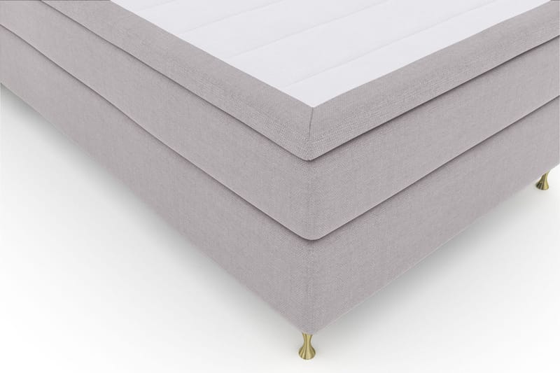 Select No 6 Komplett Sängpaket 120x200 Medium Watergel - Ljusgrå/Guld - Möbler - Säng - Komplett sängpaket