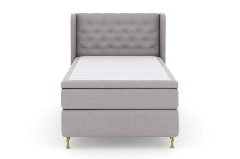Select No 6 Komplett Sängpaket 120x200 Medium Watergel - Ljusgrå/Guld - Möbler - Säng - Komplett sängpaket