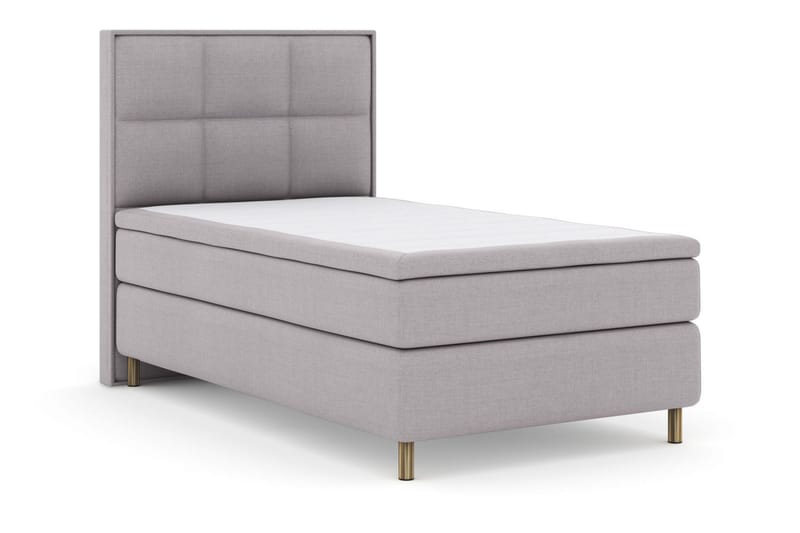 Select No 6 Komplett Sängpaket 120x200 Medium Watergel - Ljusgrå/Koppar - Möbler - Säng - Komplett sängpaket