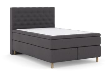 Select No 6 Komplett Sängpaket 140x200 Fast Latex/Memory - Mörkgrå/Koppar - Möbler - Säng - Komplett sängpaket