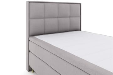 Select No 6 Komplett Sängpaket 140x200 F/M Latex/Memory - Ljusgrå/Guld - Möbler - Säng - Komplett sängpaket