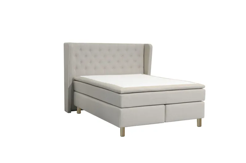 Select No 6 Komplett Sängpaket 160x200 Fast Memory/Pocket - Beige/Koppar - Möbler - Säng - Komplett sängpaket