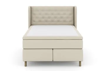 Select No 6 Komplett Sängpaket 160x200 Fast Memory/Pocket - Beige/Koppar - Möbler - Säng - Komplett sängpaket