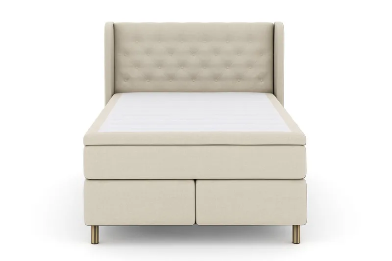Select No 6 Komplett Sängpaket 160x200 Fast Memory/Pocket - Beige/Koppar - Möbler - Säng - Komplett sängpaket