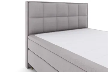 Select No 6 Komplett Sängpaket 160x200 Fast Memory/Pocket - Ljusgrå/Guld - Möbler - Säng - Komplett sängpaket
