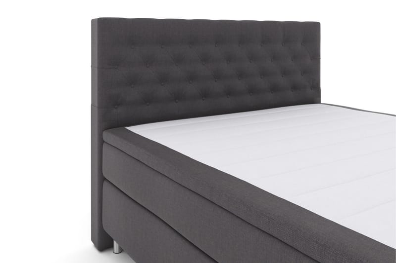 Select No 6 Komplett Sängpaket 160x200 Fast Memory/Pocket - Mörkgrå/Metall - Möbler - Säng - Komplett sängpaket