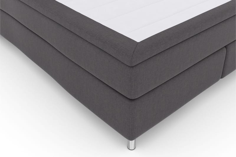 Select No 6 Komplett Sängpaket 160x200 Fast Memory/Pocket - Mörkgrå/Metall - Möbler - Säng - Komplett sängpaket