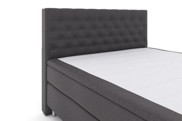 Select No 6 Komplett Sängpaket 160x200 Medium Latex/Memory - Mörkgrå/Metall - Möbler - Säng - Komplett sängpaket