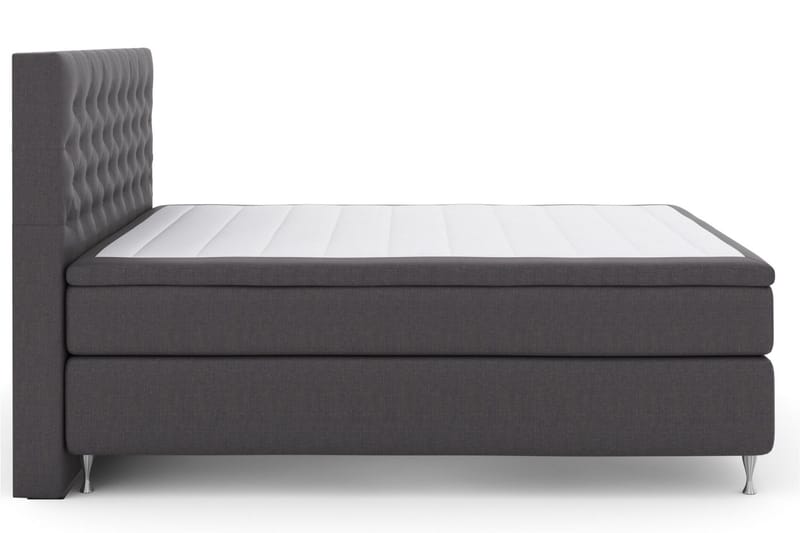 Select No 6 Komplett Sängpaket 180x200 Fast Latex/Memory - Mörkgrå/Silver - Möbler - Säng - Komplett sängpaket