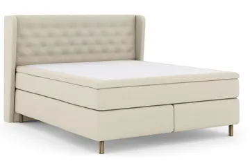 Select No 6 Komplett Sängpaket 180x200 Medium Latex/Memory - Beige/Koppar - Möbler - Säng - Komplett sängpaket