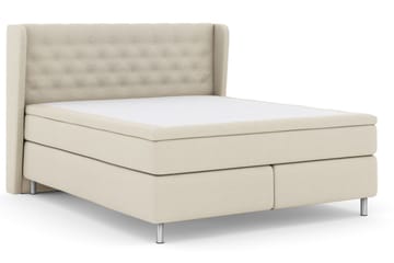 Select No 6 Komplett Sängpaket 180x200 Medium Watergel - Beige/Metall - Möbler - Säng - Komplett sängpaket