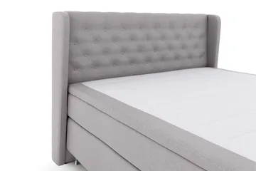 Select No 6 Komplett Sängpaket 210x210 Fast Latex/Memory - Ljusgrå/Silver - Möbler - Säng - Komplett sängpaket
