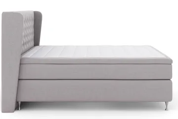 Select No 6 Komplett Sängpaket 210x210 Fast Latex/Memory - Ljusgrå/Silver - Möbler - Säng - Komplett sängpaket