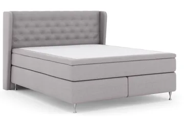 Select No 6 Komplett Sängpaket 210x210 Fast Latex/Memory - Ljusgrå/Silver - Möbler - Säng - Komplett sängpaket