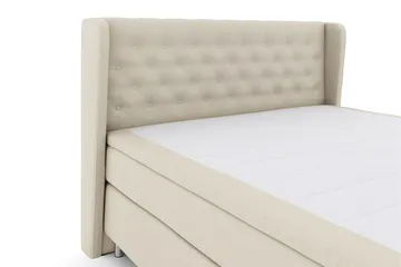Select No 6 Komplett Sängpaket 210x210 Fast Watergel - Beige/Metall - Möbler - Säng - Komplett sängpaket