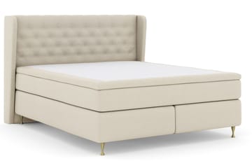Select No 6 Komplett Sängpaket 210x210 F/M Latex/Memory - Beige/Guld - Möbler - Säng - Komplett sängpaket