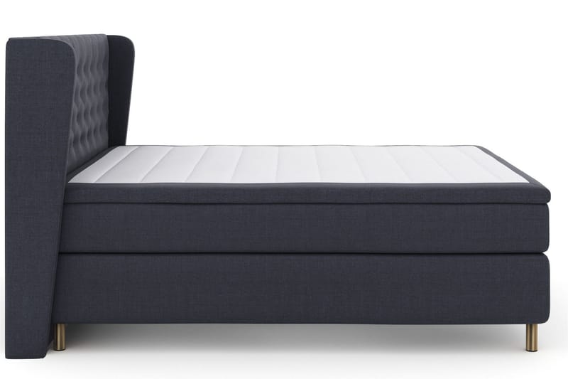 Select No 6 Komplett Sängpaket 210x210 Medium Memory/Pocket - Blå/Koppar - Möbler - Säng - Komplett sängpaket