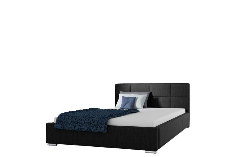 Sirdal Sängram 160x200 cm, Svart