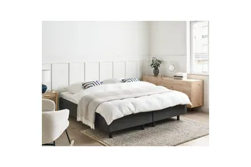 Ställbar säng utan huvudgavel Duke - Grå, svart, 180x200 cm - Möbler - Säng - Sängram & sängstomme