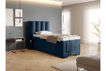 Banti Ställbar Kontinentalsäng 90x200 cm - Blå - Möbler - Säng - Ställbara sängar