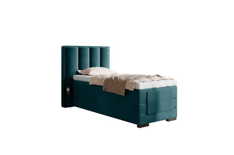 Banti Ställbar Kontinentalsäng 90x200 cm - Turkos - Möbler - Säng - Ställbara sängar