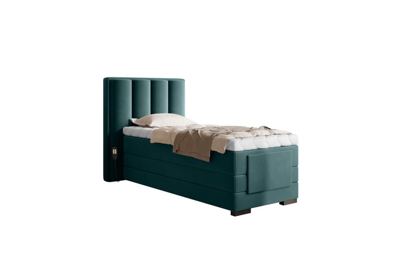 Banti Ställbar Kontinentalsäng 90x200 cm - Turkos - Möbler - Säng - Ställbara sängar