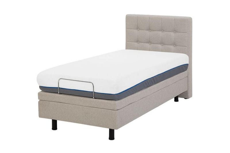 Kabbebo Säng Ställbar 80x200 cm - Beige - Möbler - Säng - Ställbara sängar