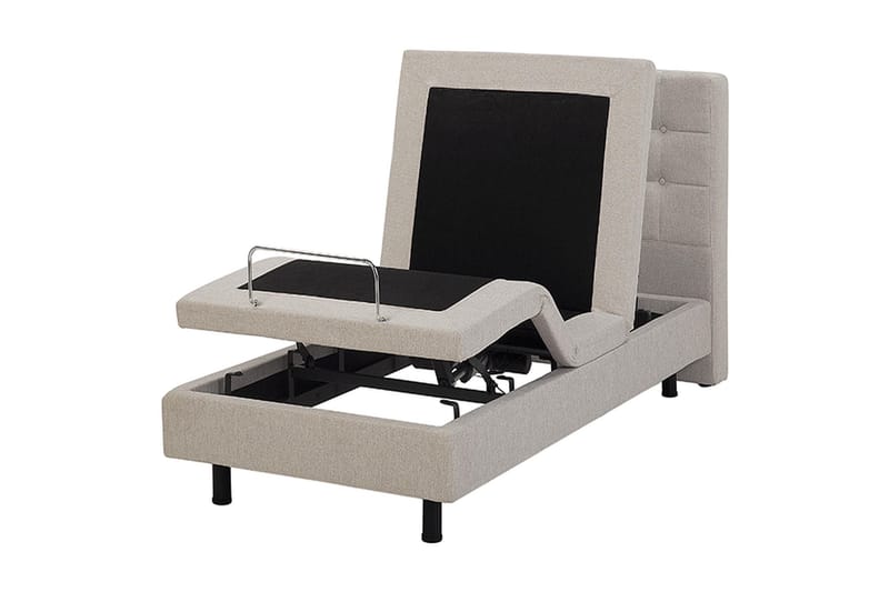 Kabbebo Säng Ställbar 80x200 cm - Beige - Möbler - Säng - Ställbara sängar