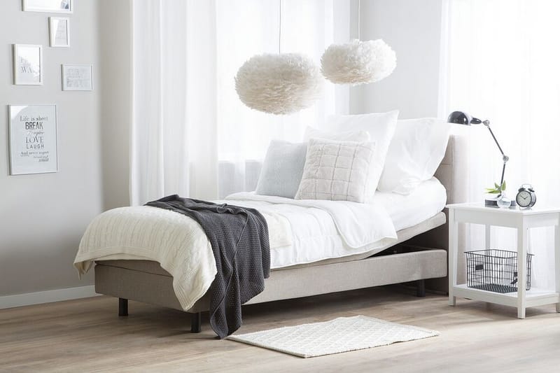 Kabbebo Säng Ställbar 80x200 cm - Beige - Möbler - Säng - Ställbara sängar