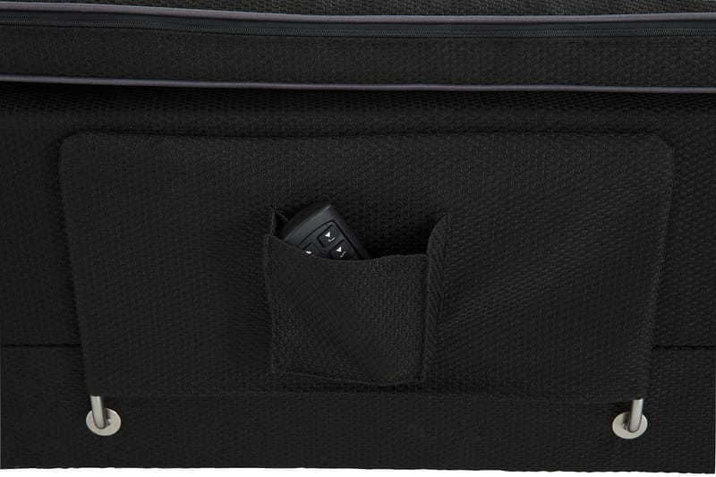 Royal Justerbar Kontinentalsäng 90x200 - Svart - Möbler - Säng - Ställbara sängar