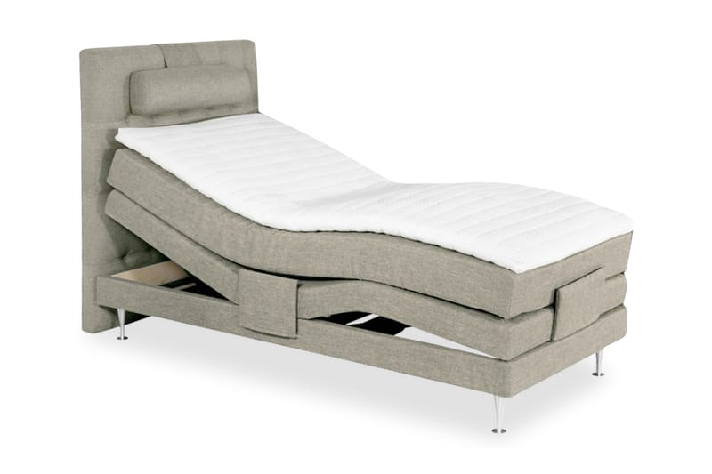 Sheraton Ställbar Säng 90x200 Medium Linonso - Beige - Dubbelsäng - Ställbara sängar