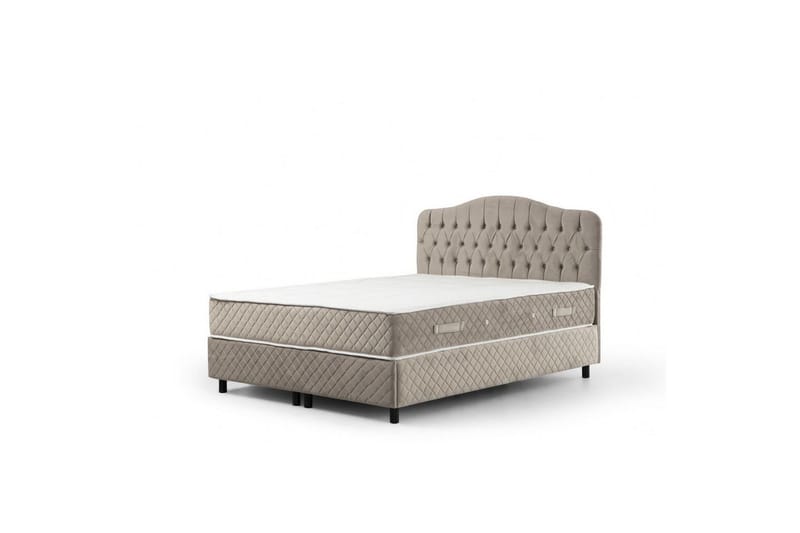 Subash Komplett Sängpaket 150x200 cm - Beige - Möbler - Säng - Komplett sängpaket