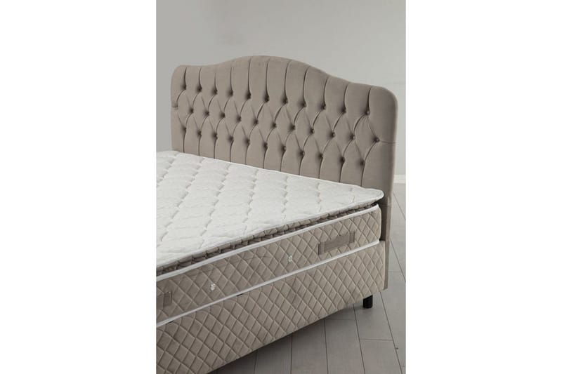Subash Komplett Sängpaket 150x200 cm - Beige - Möbler - Säng - Komplett sängpaket