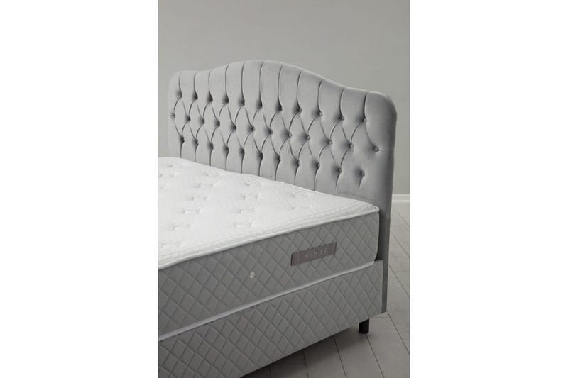 Subash Komplett Sängpaket 150x200 cm - Grå - Möbler - Säng - Komplett sängpaket