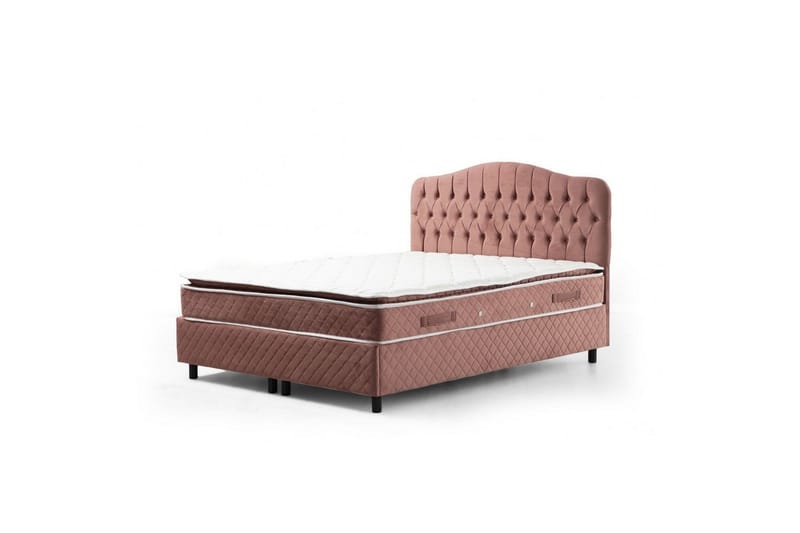 Subash Komplett Sängpaket 150x200 cm - Rosa - Möbler - Säng - Komplett sängpaket