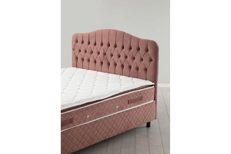 Subash Komplett Sängpaket 150x200 cm - Rosa - Möbler - Säng - Komplett sängpaket
