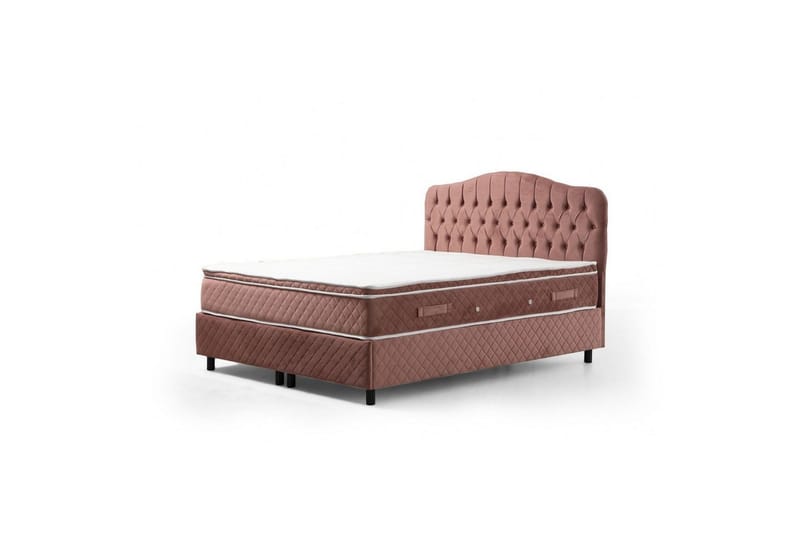 Subash Sängpaket Kontinentalsäng 150x200 cm - Rodnadsrosa - Möbler - Säng - Komplett sängpaket