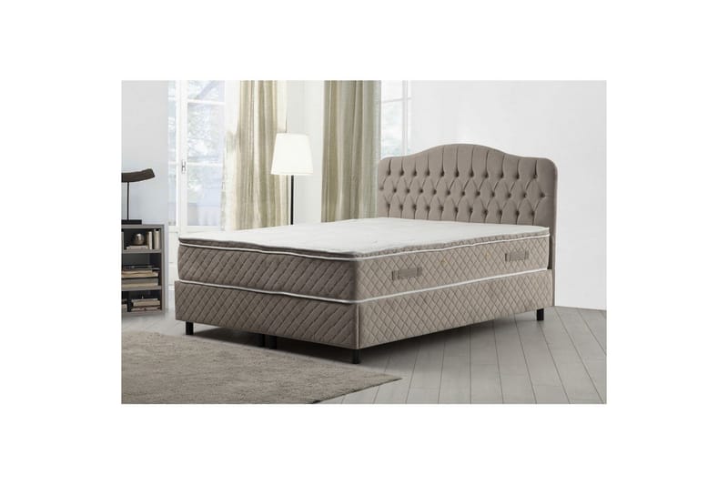 Subato Sängpaket Kontinentalsäng 150x200 cm - Beige - Möbler - Säng - Komplett sängpaket
