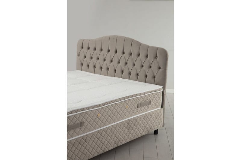 Subato Sängpaket Kontinentalsäng 150x200 cm - Beige - Möbler - Säng - Komplett sängpaket