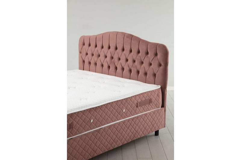 Subato Sängpaket Kontinentalsäng 150x200 cm - Rodnadsrosa - Möbler - Säng - Komplett sängpaket