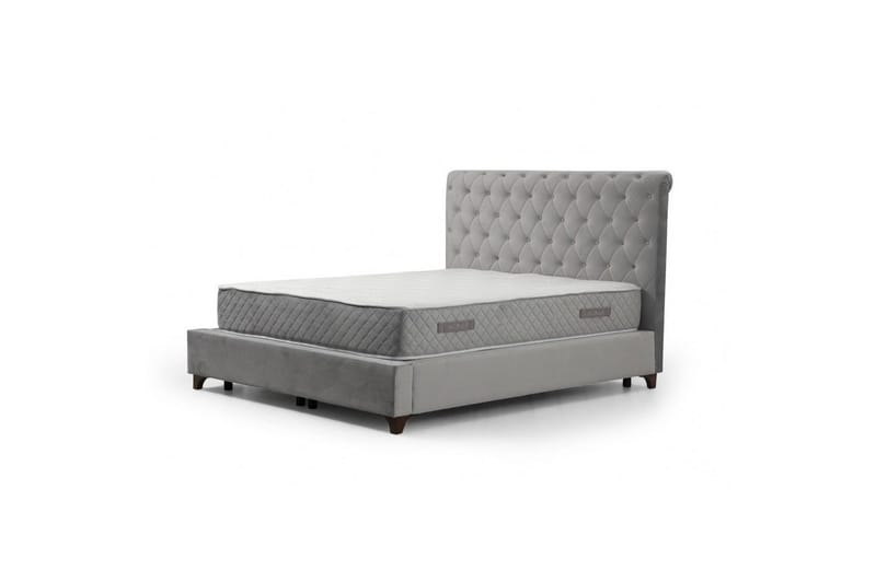 Subra Komplett Sängpaket 160x200 cm - Grå - Möbler - Säng - Komplett sängpaket