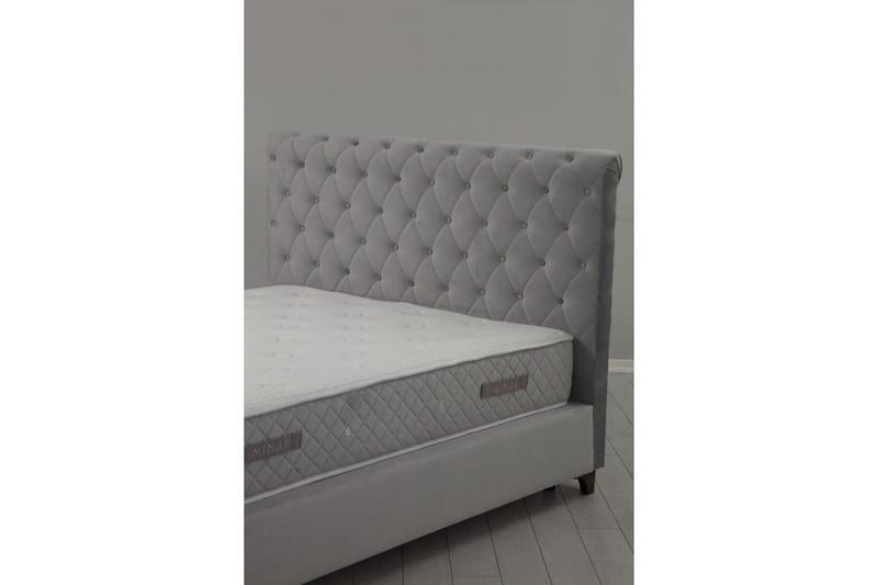 Subra Komplett Sängpaket 160x200 cm - Grå - Möbler - Säng - Komplett sängpaket