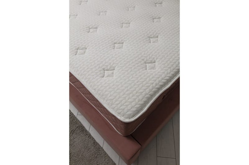 Subra Komplett Sängpaket 160x200 cm - Korallrosa - Möbler - Säng - Komplett sängpaket