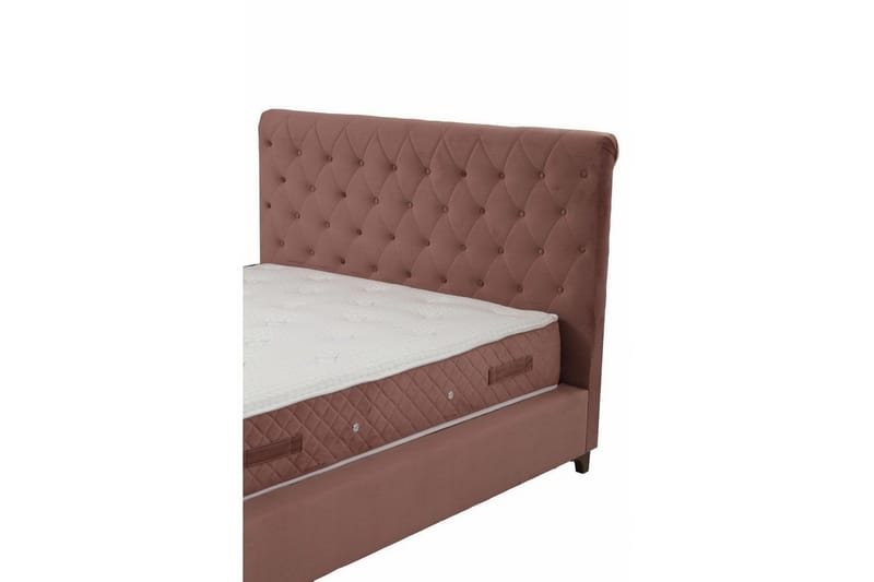 Subra Komplett Sängpaket 160x200 cm - Korallrosa - Möbler - Säng - Komplett sängpaket