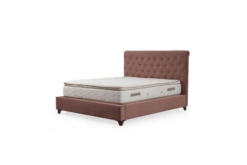 Subra Komplett Sängpaket 160x200 cm - Rodnadsrosa - Möbler - Säng - Komplett sängpaket