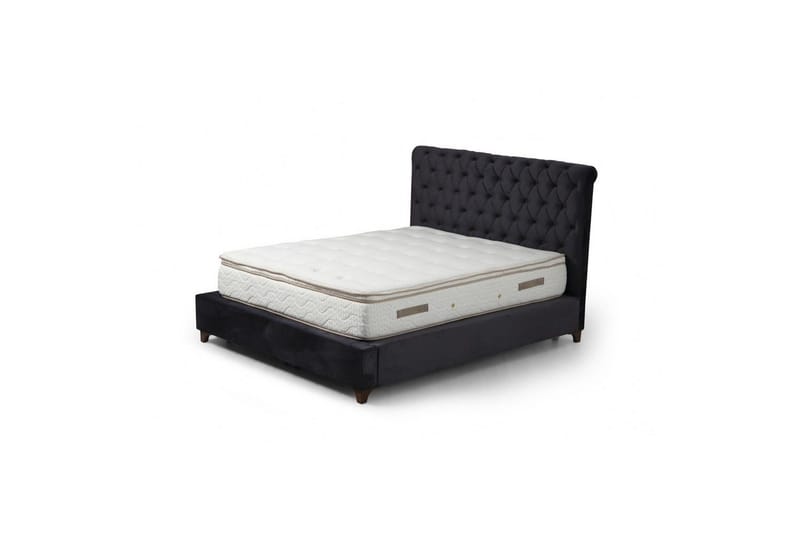 Subra Komplett Sängpaket 160x200 cm - Svart - Möbler - Säng - Komplett sängpaket