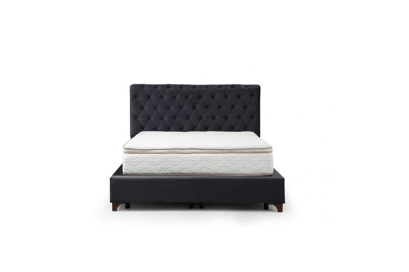 Subra Komplett Sängpaket 160x200 cm - Svart - Möbler - Säng - Komplett sängpaket
