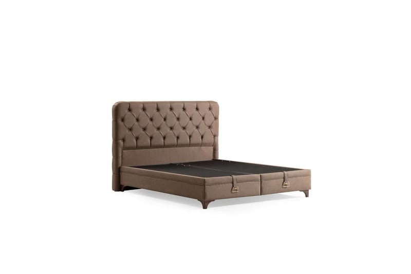 Subva Sängpaket Ramsäng 100x190 cm - Brun - Möbler - Säng - Komplett sängpaket
