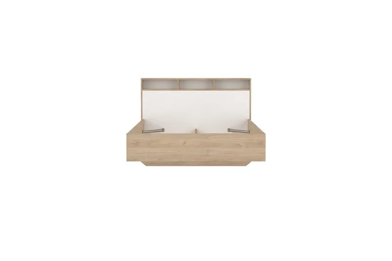 Sumita Sängram 140x190 cm - Natur/Vit - Möbler - Säng - Sängram & sängstomme